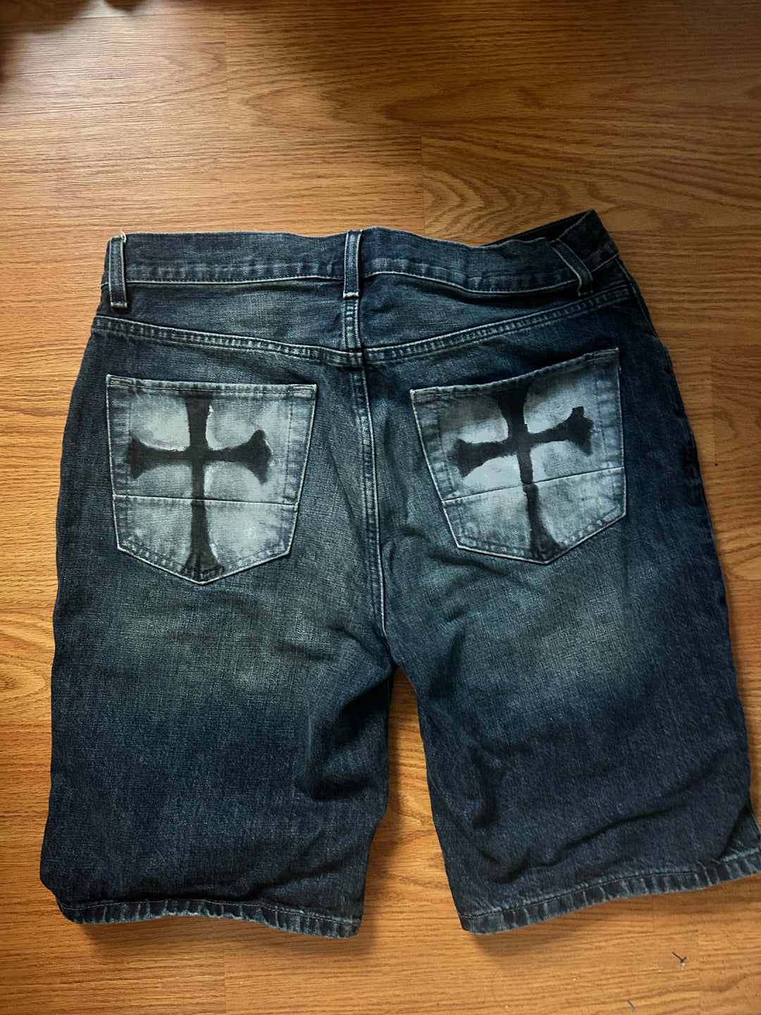 Atonement dark wash jorts